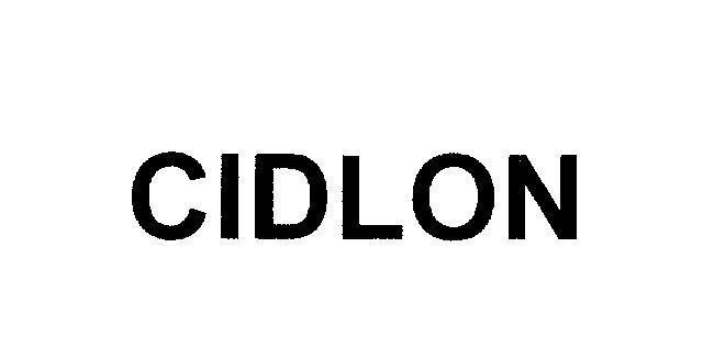 Mẫu nhãn hiệu CIDLON