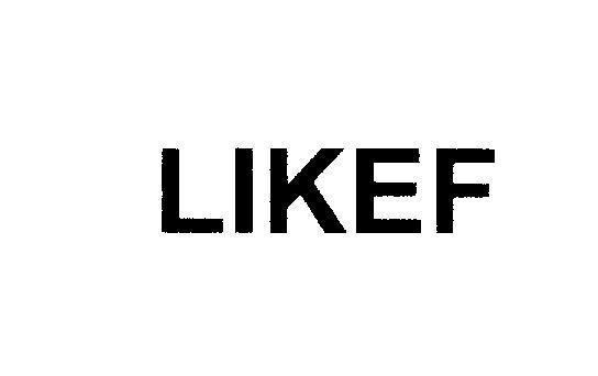 Mẫu nhãn hiệu LIKEF