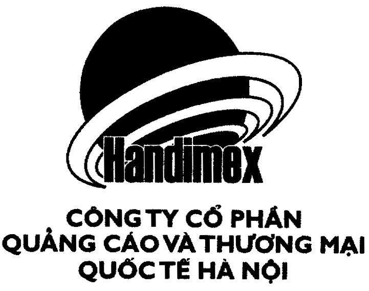 Mẫu nhãn hiệu Handimex Công Ty Cổ Phần Quảng Cáo Và Thương Mại Quốc Tế Hà Nội