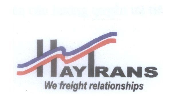 Mẫu nhãn hiệu HayTrans We freight relationships