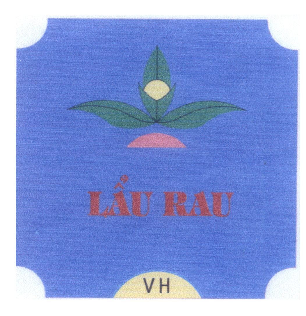 Mẫu nhãn hiệu VH Lẩu Rau