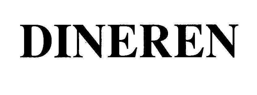Mẫu nhãn hiệu DINEREN