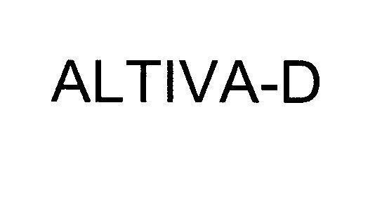 Mẫu nhãn hiệu ALTIVA-D