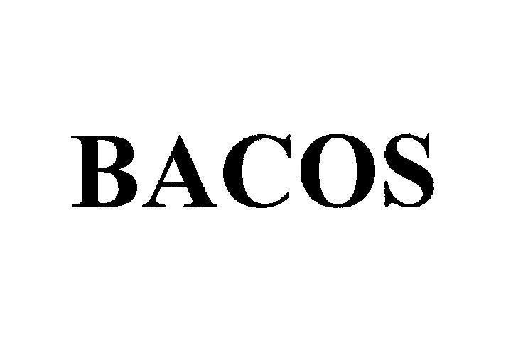 Mẫu nhãn hiệu BACOS
