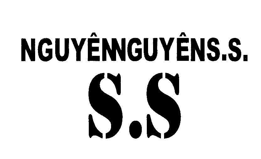 Mẫu nhãn hiệu S.S NGUYÊNNGUYÊN S.S.