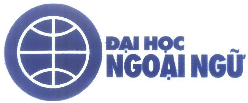 Mẫu nhãn hiệu Đại Học Ngoại Ngữ