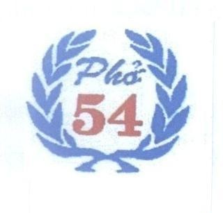 Mẫu nhãn hiệu Phở 54