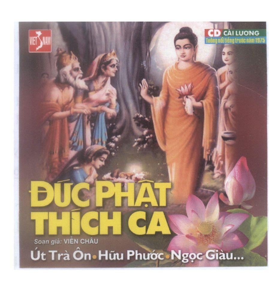 Mẫu nhãn hiệu Đức Phật Thích Ca VIET NAM CD Cải lương