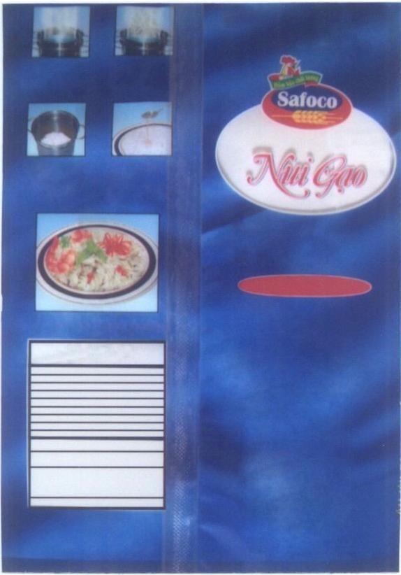 Mẫu nhãn hiệu Safoco Nui Gạo