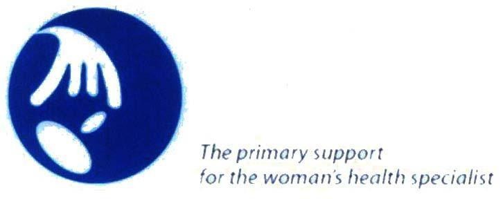 Mẫu nhãn hiệu The primary support for the woman's health specialist