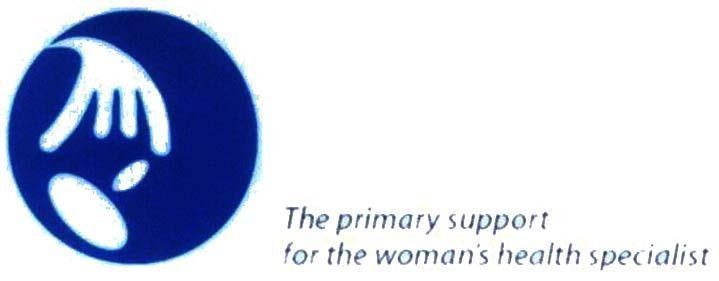 Mẫu nhãn hiệu The primary support for the woman's health specialist