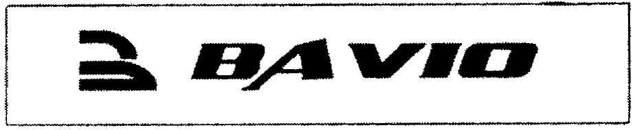 Mẫu nhãn hiệu 3 BAVIO
