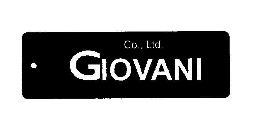 Mẫu nhãn hiệu GIOVANI Co.,Ltd.
