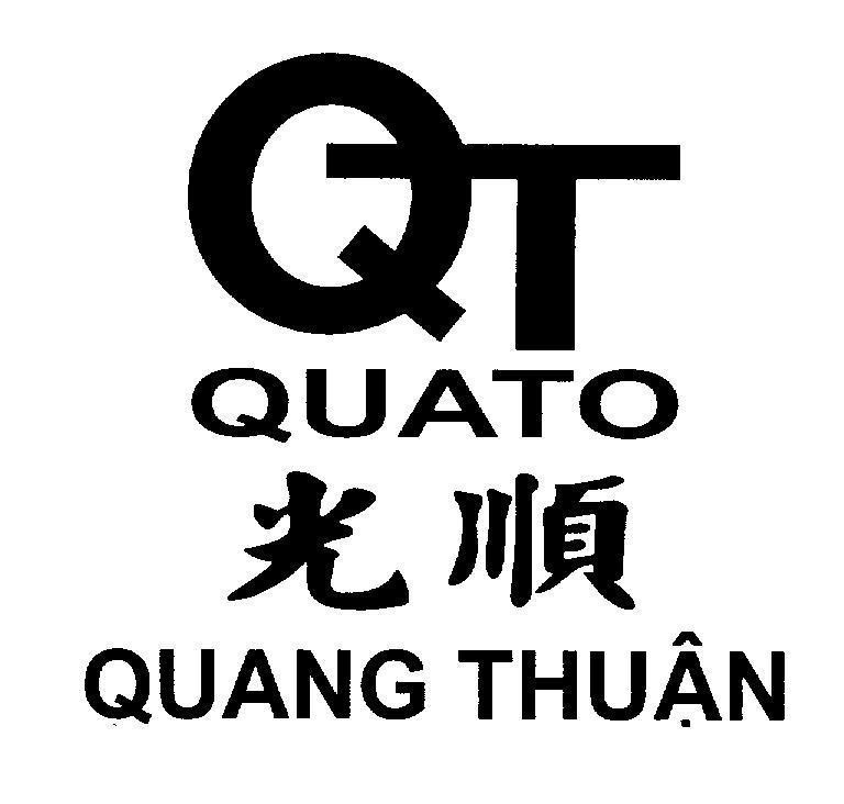 Mẫu nhãn hiệu QT QUATO Quang Thuận [Kuang Shun:Quang Thuận]