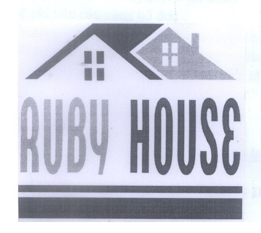 Mẫu nhãn hiệu RUBY HOUSE