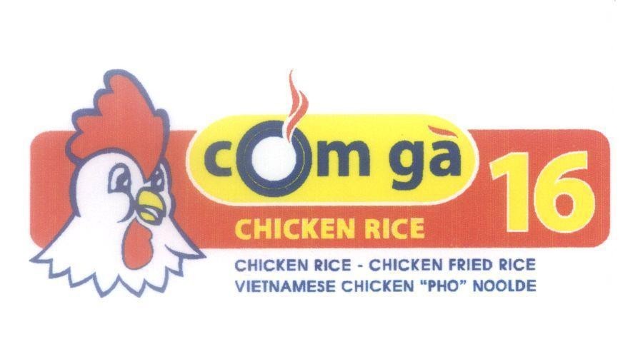 Mẫu nhãn hiệu cƠm gà 16 CHIKEN RICE - CHICKEN FRIED RICE VIETNAMESE CHICKEN "PHO" NOODLE