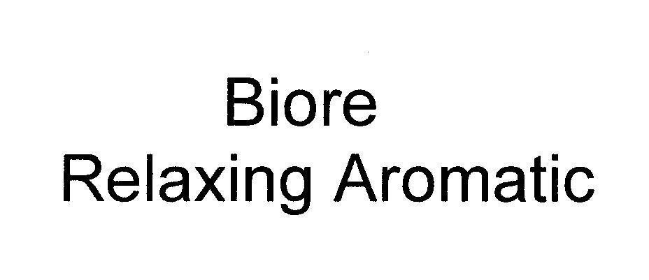 Mẫu nhãn hiệu Biore Relaxing Aromatic
