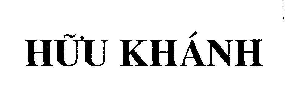 Mẫu nhãn hiệu Hữu Khánh