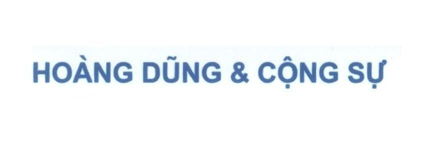 Mẫu nhãn hiệu Hoàng Dũng & cộng sự