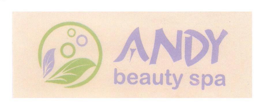Mẫu nhãn hiệu ANDY beauty spa