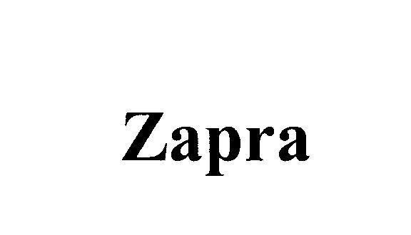 Mẫu nhãn hiệu Zapra