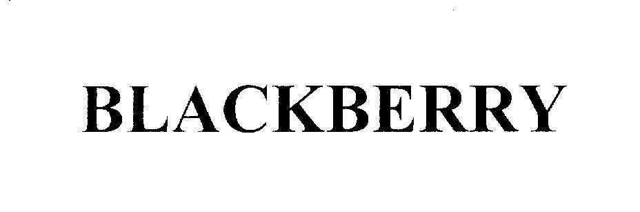 Mẫu nhãn hiệu BLACKBERRY