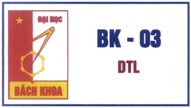 Mẫu nhãn hiệu Đại Học Bách Khoa BK - 03 DTL