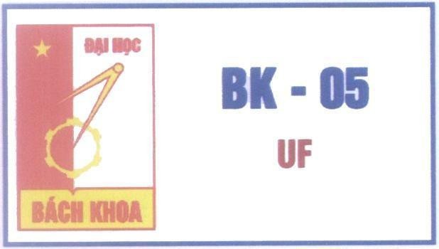 Mẫu nhãn hiệu Đại Học Bách Khoa BK - 05 UF