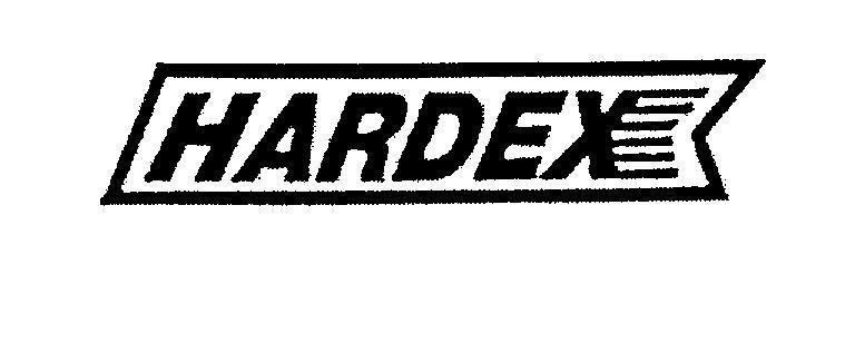Mẫu nhãn hiệu HARDEX