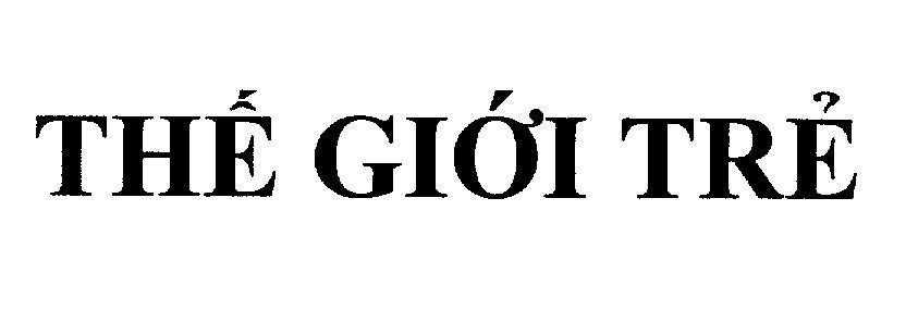 Mẫu nhãn hiệu Thế Giới Trẻ