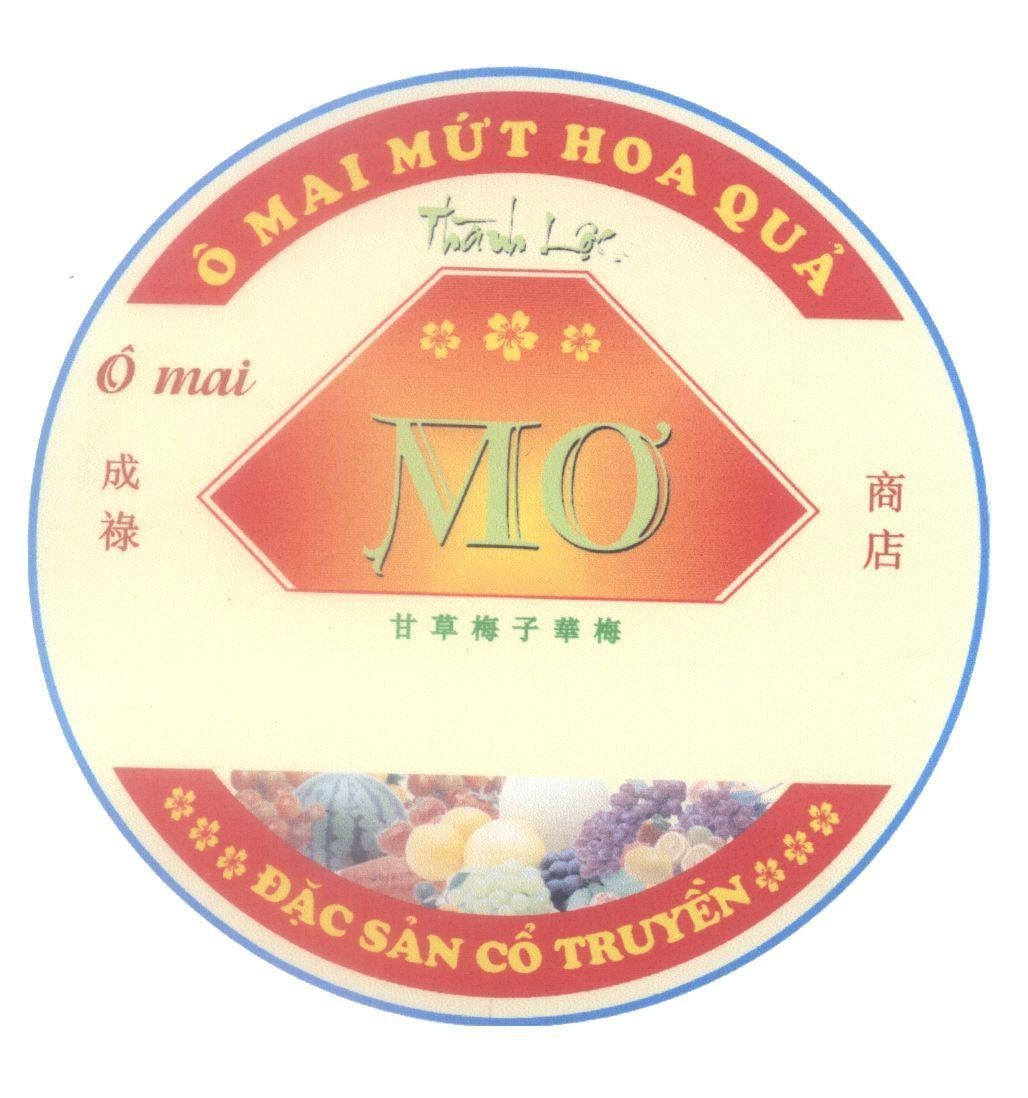 Mẫu nhãn hiệu Thành Lộc MƠ Cheng Lu Shang Dian Gan Cao mei zi hua mei Ô mai mứt hoa quả đặc sản cổ truyền