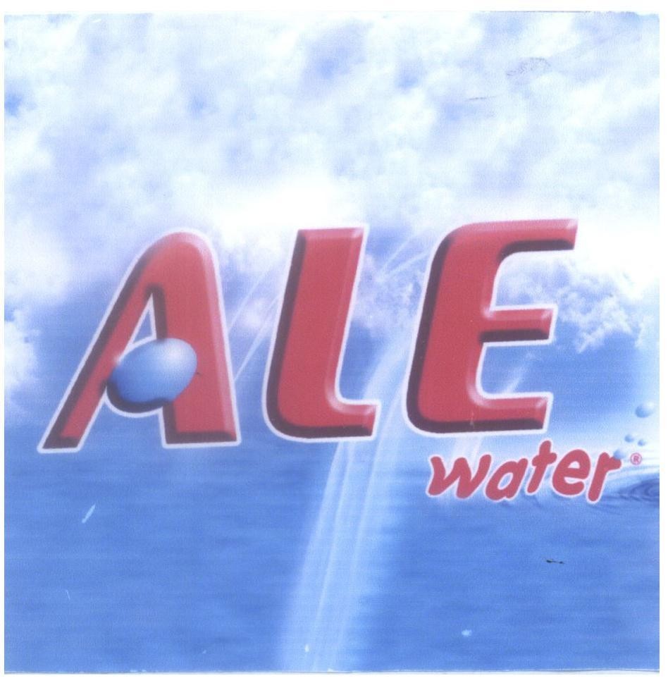 Mẫu nhãn hiệu ALE water