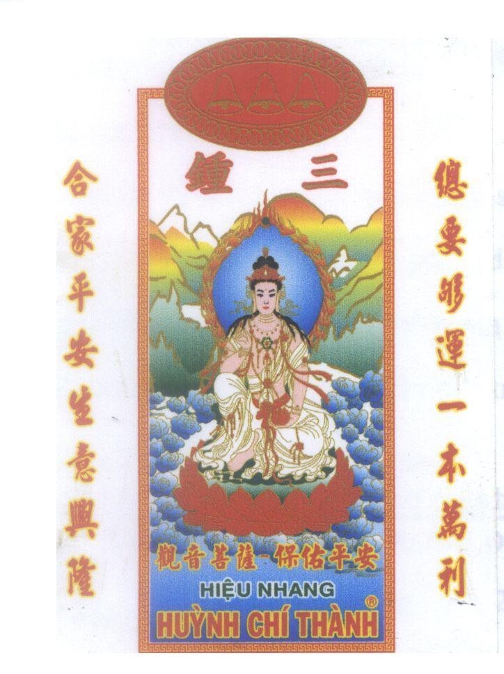 Mẫu nhãn hiệu Hiệu nhang Huỳnh Chí Thành