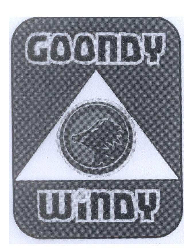 Mẫu nhãn hiệu GOONDY WiNDY