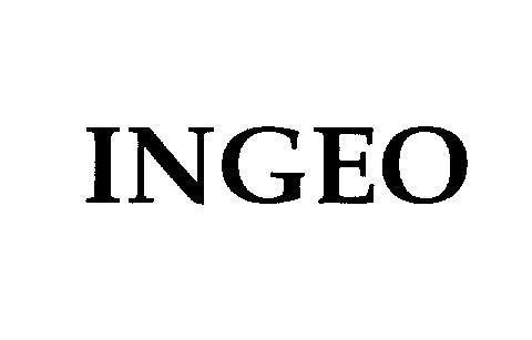 Mẫu nhãn hiệu INGEO