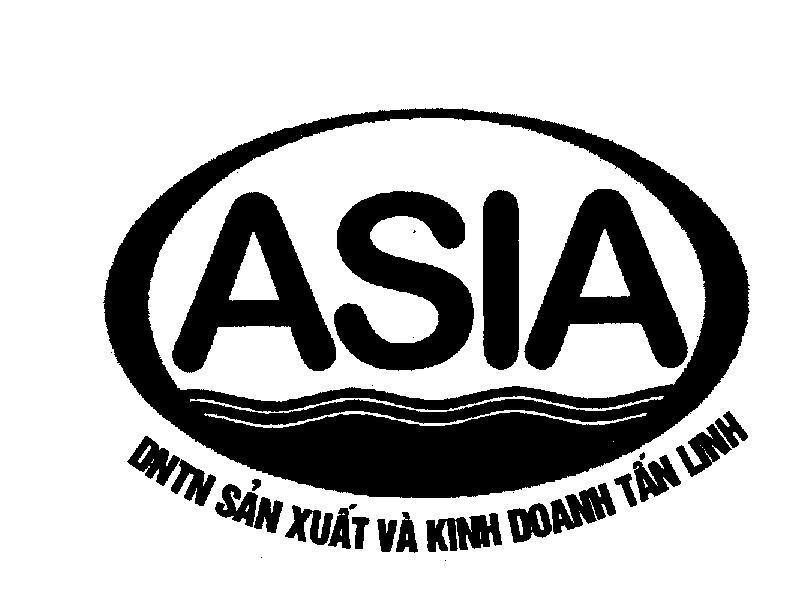 Mẫu nhãn hiệu ASIA DNTN Sản Xuất Và Kinh Doanh Tấn Linh
