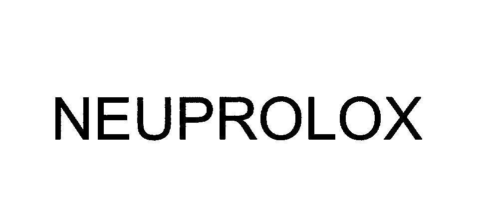 Mẫu nhãn hiệu NEUPROLOX