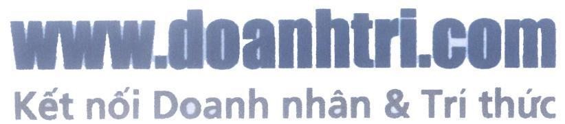 Mẫu nhãn hiệu www.doanhtri.com Kết nối Doanh nhân & Trí thức