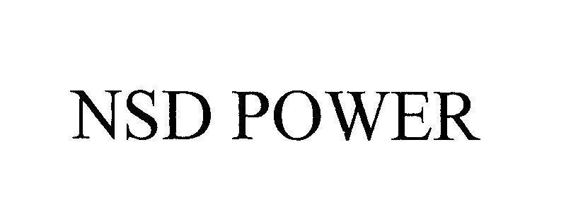 Mẫu nhãn hiệu NSD POWER