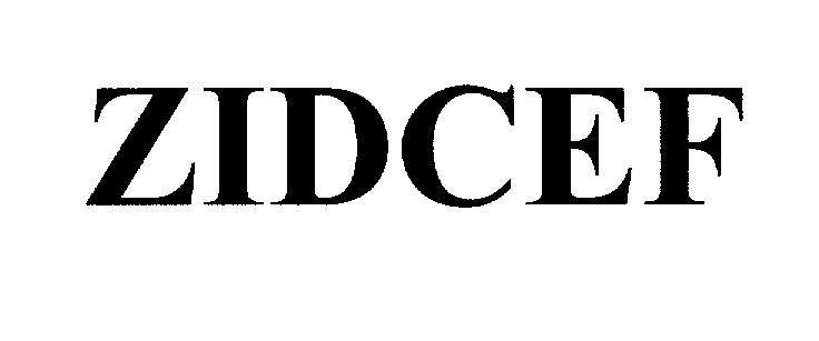 Mẫu nhãn hiệu ZIDCEF