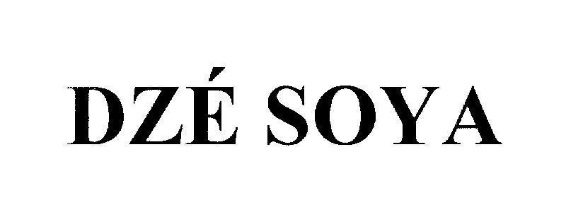 Mẫu nhãn hiệu DZé SOYA