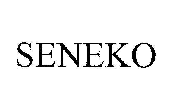 Mẫu nhãn hiệu SENEKO