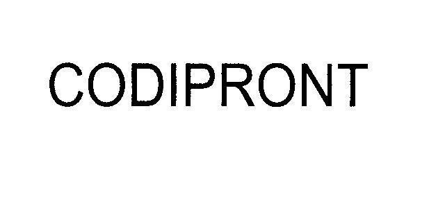 Mẫu nhãn hiệu CODIPRONT