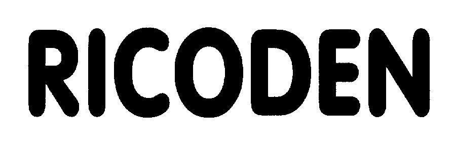Mẫu nhãn hiệu RICODEN
