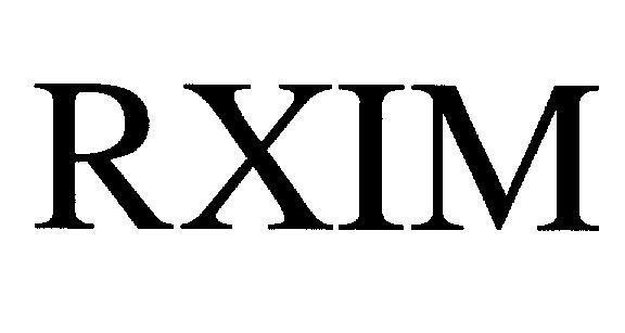 Mẫu nhãn hiệu RXIM