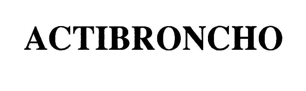 Mẫu nhãn hiệu ACTIBRONCHO