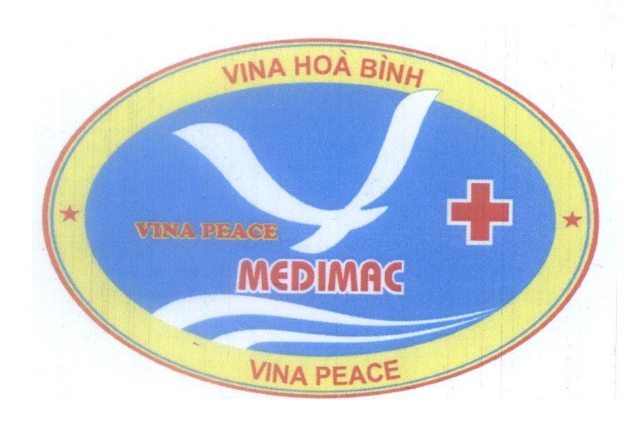 Mẫu nhãn hiệu VINA PEACE MEDIMAC VINA Hoà Bình