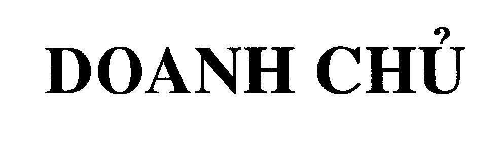 Mẫu nhãn hiệu Doanh Chủ