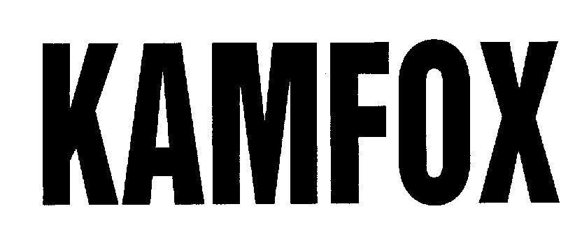 Mẫu nhãn hiệu KAMFOX
