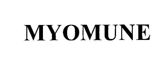 Mẫu nhãn hiệu MYOMUNE